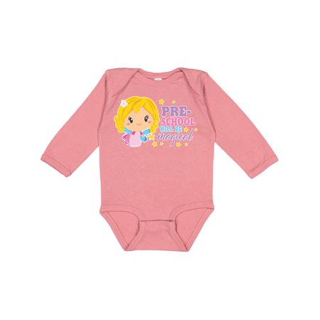 

Inktastic Preschool will be Magical with Blonde Haired Fairy Gift Baby Girl Long Sleeve Bodysuit