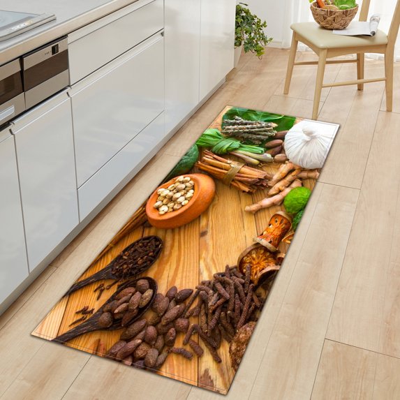 Modern Kitchen Mat Home Decor Entrance Doormat Hallway Bedroom Living Room Decoration Floor Carpet Balcony Bathroom Long Rug Kitchen Rugs