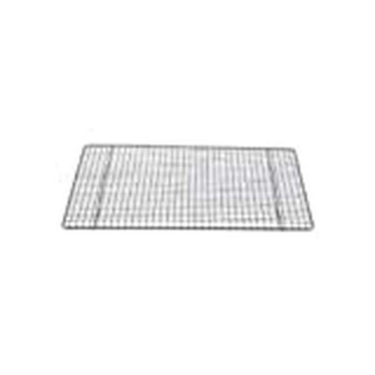 Professional Cross Wire Cooling Rack Half Sheet Pan Grate - 16-1/2 x 12  Drip Screen 2 Pack