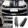 thumbnail image 3 of Trayknick 2Pcs Front Bumper Grille Driver Side Mesh Design ABS Fog Light Cover Lower Grill Modification 1K8853665B 1K8853666B for VW Scirocc, 3 of 13