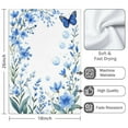 thumbnail image 3 of 2 Pcs Funny Kitchen Towels,Blue Flowers and Butterflies Microfiber Dish Towels,Kitchen Tea Towels,Kitchen Towel Set (18" X 26"), 3 of 3