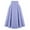 Purple, variant on Women Skirts Ladies Elegant Solid Color A Skirt Vintage Vintage Waist Pleated Skirt Western Skirt Blue S