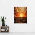 thumbnail image 2 of Art Nouveau Sky Madrid 1934 Majestic Abstract Sunset Artwork Extra Large XL Wall Art Poster Print, 2 of 5