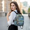 thumbnail image 6 of JIALIOU Mini Backpack Purse for Women Quilted Casual Daypack Small Travel Shoulder Bag, Beautiful Dragonflies, 6 of 7