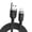 Black-1m, variant on Braided USB To Type C Charging Cable With Builts In Light And Intelligent Overcharge Protections Technology