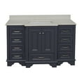 thumbnail image 3 of Nantucket 48" Bathroom Vanity with Marine Gray Cabinet and Quartz Top, 3 of 6