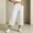 White, variant on Endives Capri Pants for Women High Waist Stretchy Pull On Loose Walking Pants With Side Pockets Lightweight Straight Leg Crop Pants