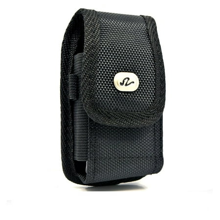 case phone clip canvas pouch belt carrying cell holster rugged sonim xp8 metal protective sized phones flip medium pack verizon