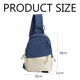 thumbnail image 4 of Bolsa de pecho impermeable, ligera y sencilla adecuada para practicar senderismo, caminar, viajar y montar en bicicleta, 4 of 5