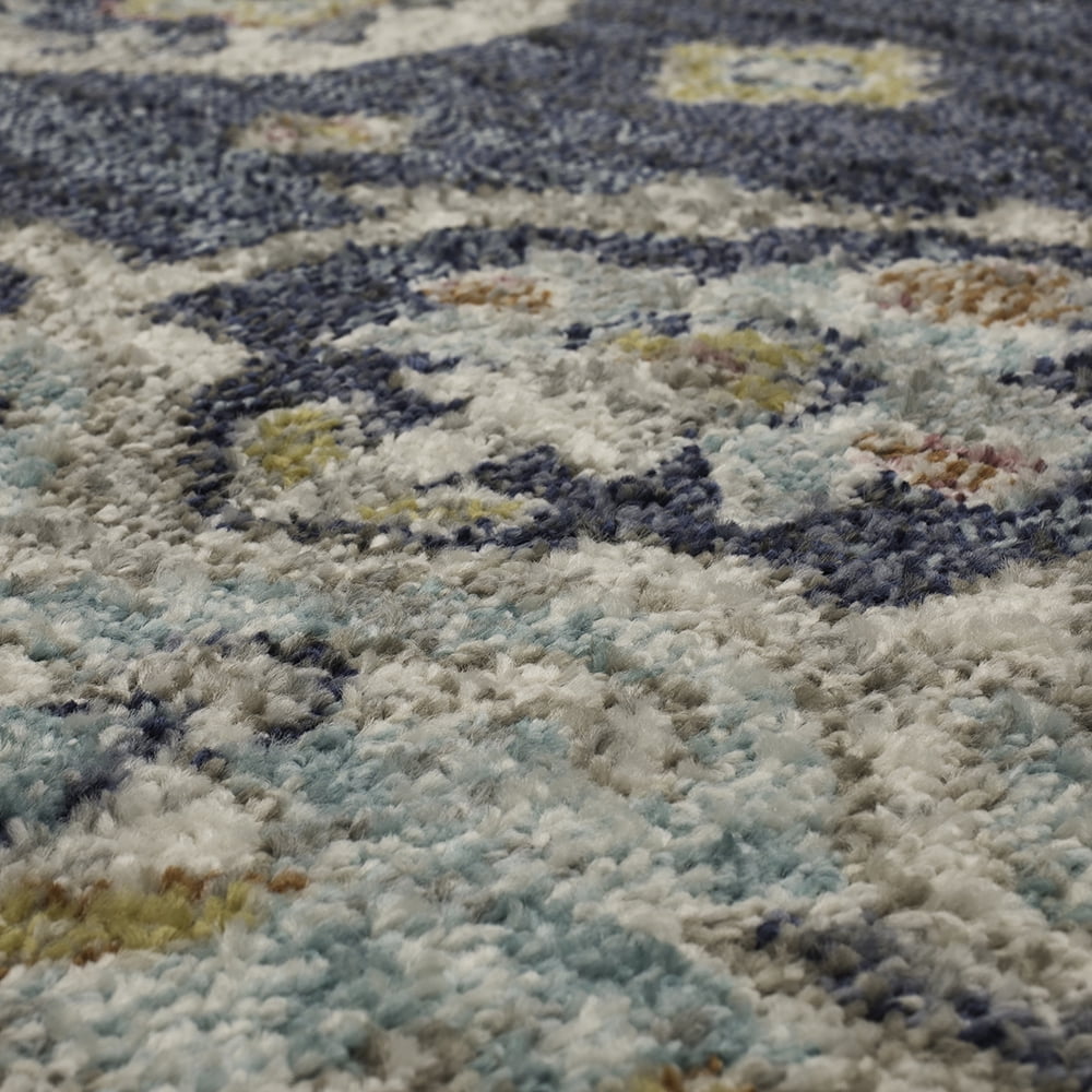 Mohawk Home Huffman Indoor Ornamental Area Rug, Blue, 1'11" x 3'