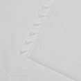 thumbnail image 6 of Exclusive Home Tassels Embellished Sheer Rod Pocket Curtain Panel Pair, 54"x63", Winter White, 6 of 6