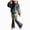 A23-Blue, variant on Ccpelsie Toddler Baby Girl Clothes Fall Winter Kids Outfit Floral Crewneck Sweatshirt Bell Bottom Pants Set(Blue,5-6 Years)