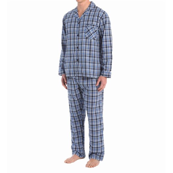Men's 4016B Big Man Classics Broadcloth Woven Pajama Set