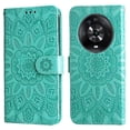 thumbnail image 3 of Funda tipo cartera GANGXUN para Honor Magic 4 Pro , diseño girasol, cuero PU, soporte, cierre magnético, tarjetero, 3 of 5