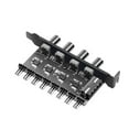 thumbnail image 1 of Enqiretly 3pin/4pin Fan Hub Cooler Splitter Heat Dissipation Radiator Adapter Converter Water Cooling System Motherboard Upgrade Parts Type 4 1Set, 1 of 6