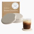 thumbnail image 1 of Juego de posavasos Dorai Home Stone, 4 posavasos absorbentes de diatomita, 1 of 8