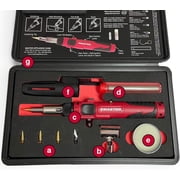 Master Appliance PI-20SiK Butane Soldering Iron Kit, Self-Igniting with Adjustable Temperature