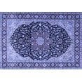 thumbnail image 1 of Ahgly Company Indoor Rectangle Medallion Blue Traditional Area Rugs, 8' x 12', 1 of 4