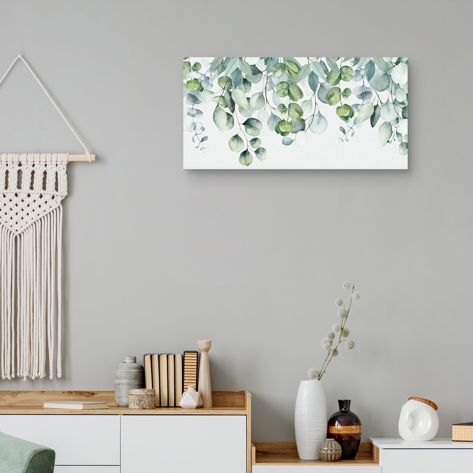 Eucalyptus Panel by Belle Maison Canvas Art Print