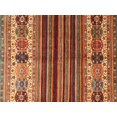 thumbnail image 1 of Ahgly Company Machine Washable Indoor Rectangle Contemporary Peru Brown Area Rugs, 5' x 8', 1 of 7