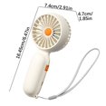 thumbnail image 3 of Up to 65% off Portable Handheld Fan, High Speed Handheld Fan Silent Outdoor Lanyard Portable Rechargeable Small Fan, 3 of 6