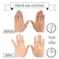 thumbnail image 6 of REGALWOVEN 1 Pair Soften Exfoliating Moisturising Hand Care Spa Treatment Gel Gloves Pink, 6 of 9