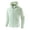 Mint Green, variant on Men's Drawstring Hem Quick Dry Hooded Windbreaker, Lightweight Outdoor Jacket, Summer Beach Hiking Daily Windproof Multiple Colors Yellow XXL
