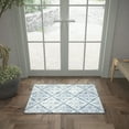 thumbnail image 3 of Traditional 2x3 Area Rug (2' x 3') Floral Dark Gray Indoor Scatter Easy to Clean, 3 of 10