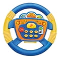 thumbnail image 1 of Xuanheng Cars Simulation Steering Wheel Toy Pretend Driving Fun Activity Funny Portable Blue, 1 of 8