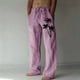 thumbnail image 1 of Pantalones largos de lino para hombre, pantalones holgados de playa con estampado hawaiano, cintura elástica y cordón ajustable, estampado en caliente., 1 of 5