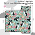 thumbnail image 5 of Green Boston Terrier and Flower Toddler Nap Mats for Kids Preschool,Sleeping Mat Bag or Kids,Toddler Sleeping Bag,Toddler Nap Mat or Daycare, 5 of 6