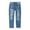 Blue, variant on Asqwmvz Clearance Plus Size Jeans for Women Boyfriend Jeans for Women Women's Boyfriend Jeans Stretchy Ripped Distressed Denim Pants S-5XL