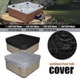 thumbnail image 1 of 7sizes Outdoor Square Hot Tub Top Cover Waterproof Polyester Square, 1 of 4