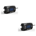 thumbnail image 4 of relayinert Motorcycle Voltmeter LED Display DC Voltage Meter Portable Fixing Carrying Bright Time Volt Gauge Outdoor Detector Blue Light 2Set, 4 of 6