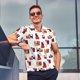thumbnail image 4 of Fotbe Cute Cat And Christmas Gift Camiseta Polo de Golf para Hombre con Estampado – Camisa Deportiva Transpirable con Cuello Abotonado-4X-Large, 4 of 6