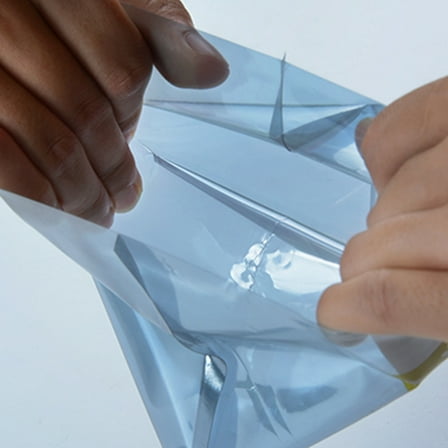 GOOHOCHY  100 Pcs Electronic Device Antistatic Bag Electrostatic Pouch Blue