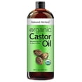 thumbnail image 1 of Aceite de ricino Natural Riches orgánico prensado en frío, 480 ml, 1 of 9