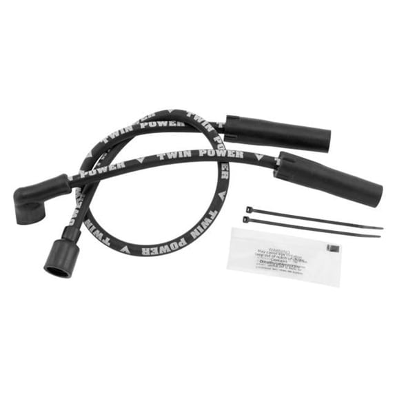 Twin Power Ignition Wire Set Black TP733B