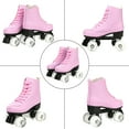 thumbnail image 6 of EONROACOO Pink Roller Skates for Girls Boys, Light up Wheels Teen Kids Skates,Youth 5/Women's 5.5, 6 of 11