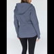 thumbnail image 5 of Sudaderas con Capucha y Cremallera para Mujer, Chaquetas de Forro , Sudaderas de Gran Tamaño, Conjuntos de Moda de Otoño, Suéteres, Ropa de Invierno. Azul Pizarra M, 5 of 9