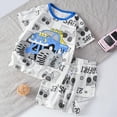 thumbnail image 4 of UAYOTSE Toddler Baby Boy Clothes for 2t 3t Boys Cute Summer Short Sleeve T Shirt Tops Shorts Clothes Sets Baby Boy Outfits,Sizes 3-4 Years, 4 of 4