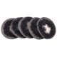 thumbnail image 1 of Juego de 5 redecilla invisible para el pelo, adornos para el pelo en espiral, accesorios para el pelo para mujeres y niñas (negro), 1 of 6