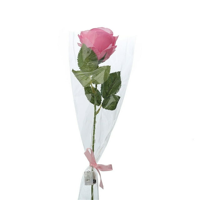 Fall Leaves Aisle 82 4ft 1 PC LED Glowing Rose Luminous Rose Valentines Party Roses