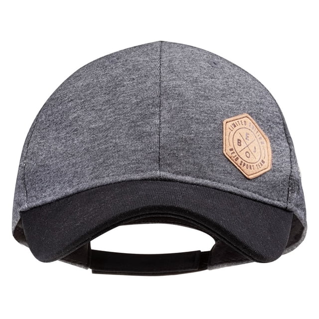 Bejo - Gorra Jaxin Parche Niños (Gris Oscuro Mezclado, Negro)