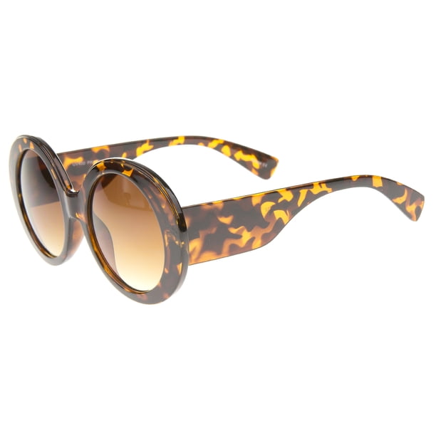 sunglassLA Unisex Womens High Fashion Glam Chunky Round  display picture 1