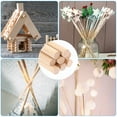 thumbnail image 6 of 5/9x7.87inch Wooden Dowel, 240 Pcs Dowel Rod Wood Dowels Wood Sticks Unfinished Round, 14mm x 200mm, 6 of 6