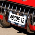 thumbnail image 5 of 2 Pcs Set Cheerleader Girl License Plate Cover Cheer Team Gift License Plate Frames Cover Holders Aluminum 2 Hole for Women Men Auto Decoration Hardware, 5 of 6