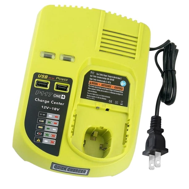 Reemplazo Chager 12V-18V Para P108 Puerto USB Tipo EE.UU. Sunnimix Cargador de repuesto