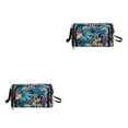thumbnail image 4 of Bolsa de almacenamiento de hilo Yuarrent Bolsas de tejer de hombro 2piezas hoja azul, 4 of 6