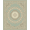 Sage Green Multi, Pattern 4, variant on Design&I 8'x10' Washable Area Rug Snag-Free Retro Circle Round Botanical Scroll Border Circular Vintage Grid Playful for Dining Room, Large Office, Lounge